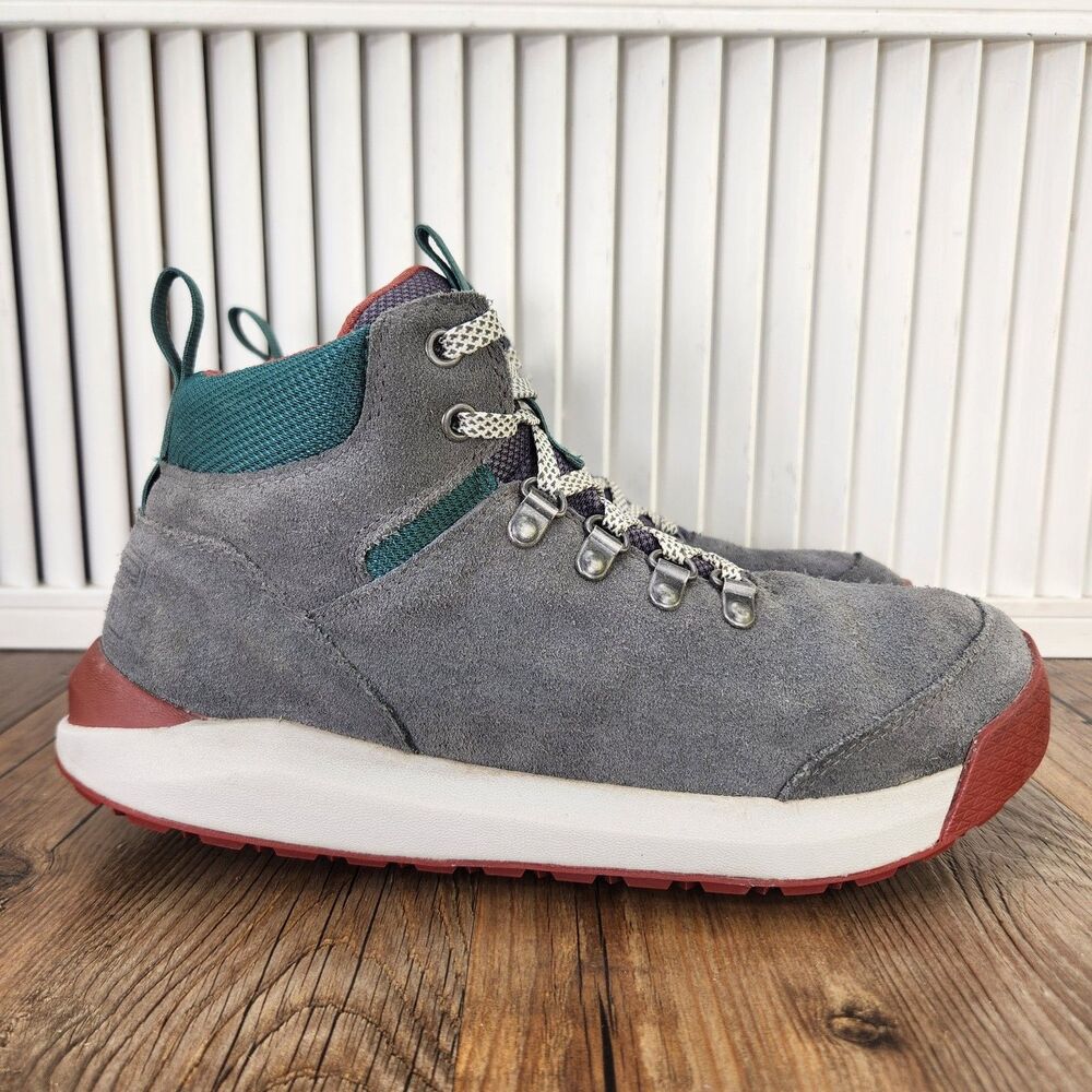 LL Bean Vista Hiker II Mid Boots Womens Sz 9.5M Gray Suede Outdoors Trail Hiking